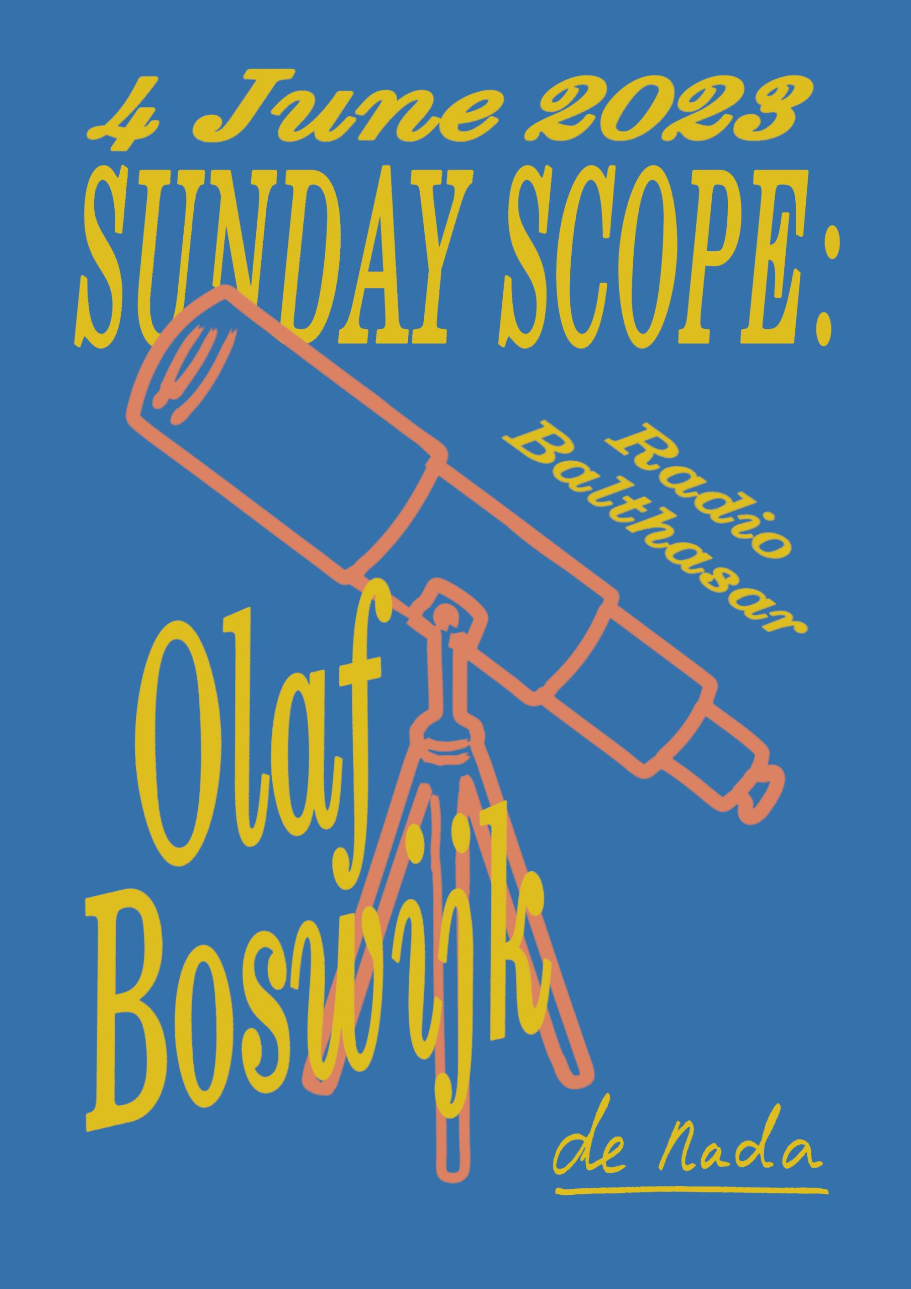 denada-sundayscope-olaf-poster